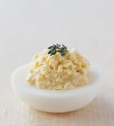 Sour Cream, Lemon and Herb Deviled Eggs