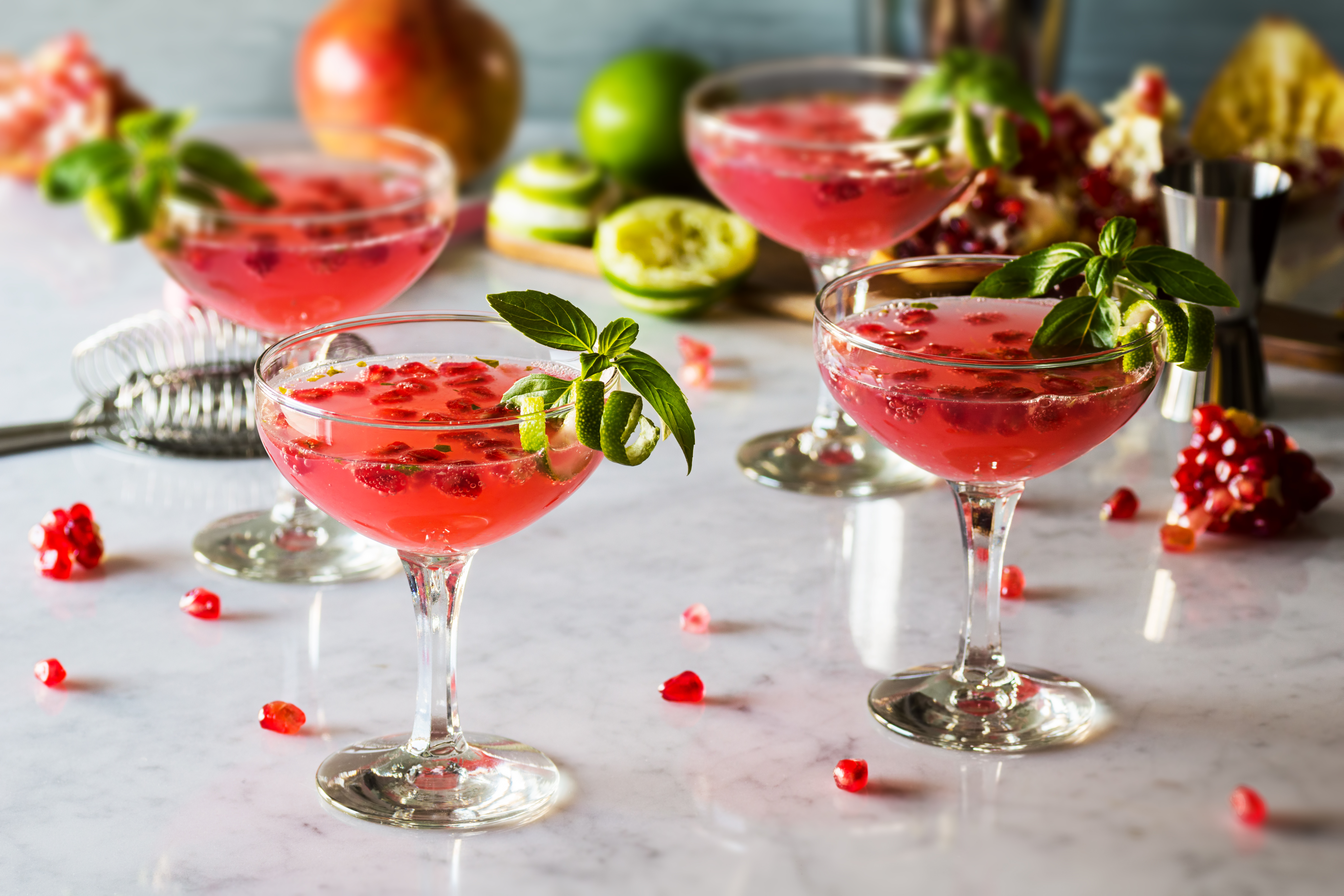 pomegranate-basil-martini